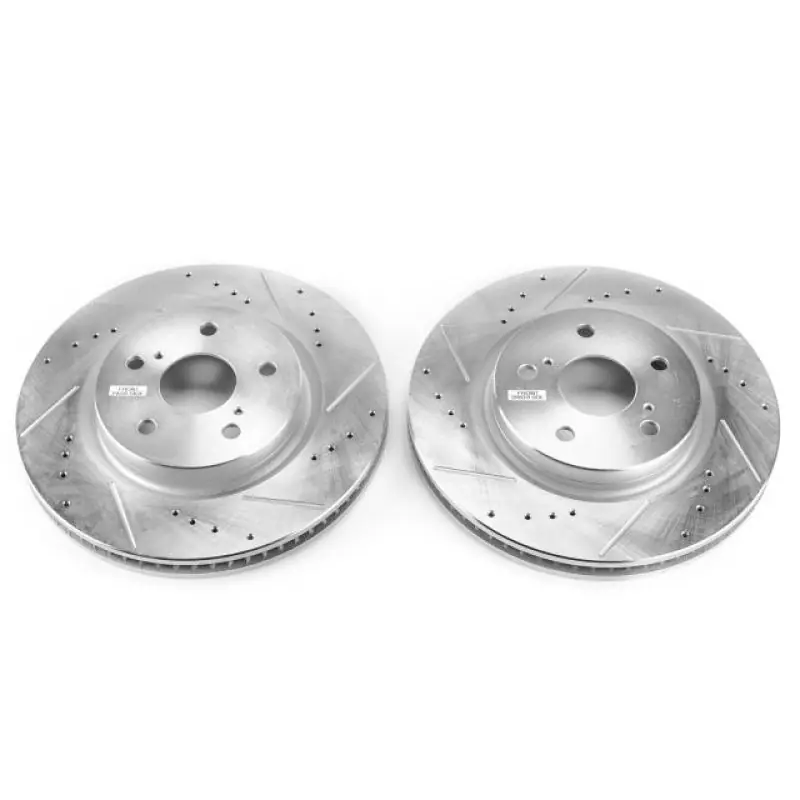 Power Stop 2019 Lexus ES350 Front Evolution Drilled & Slotted Rotors - Pair Price Drop
