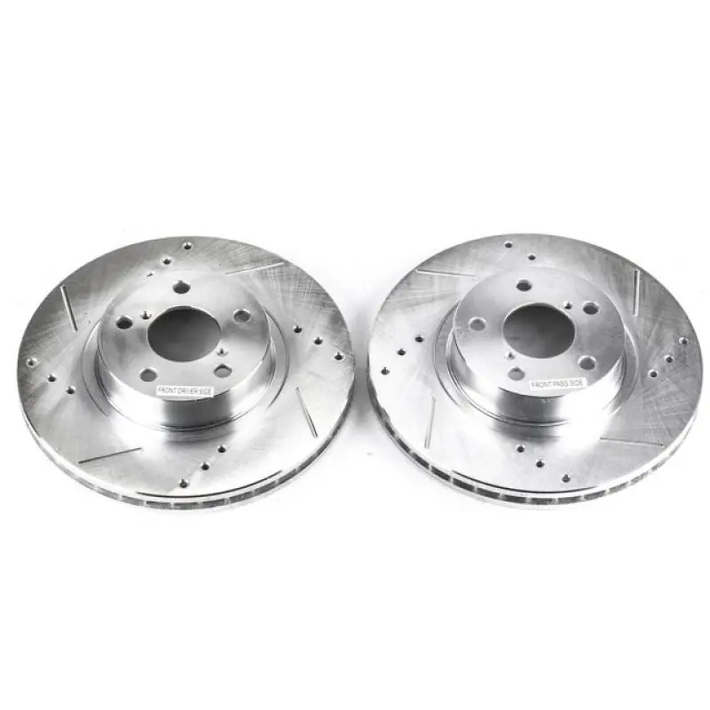 Power Stop 05-06 Saab 9-2X Front Evolution Drilled & Slotted Rotors - Pair Buy Today