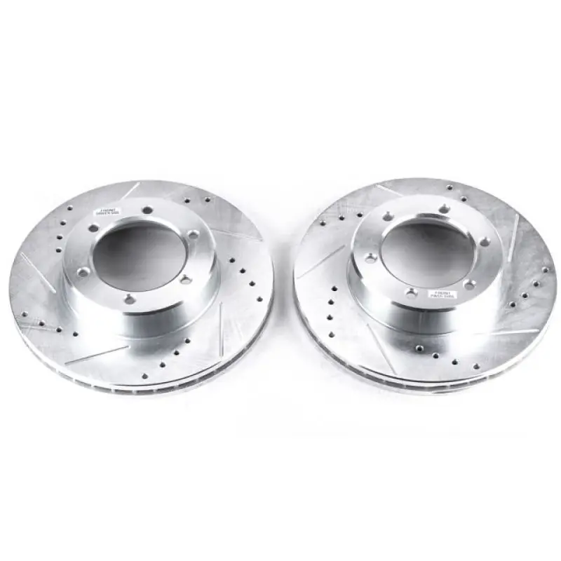 Power Stop 91-96 Toyota 4Runner Front Evolution Drilled & Slotted Rotors - Pair Exclusive Offer