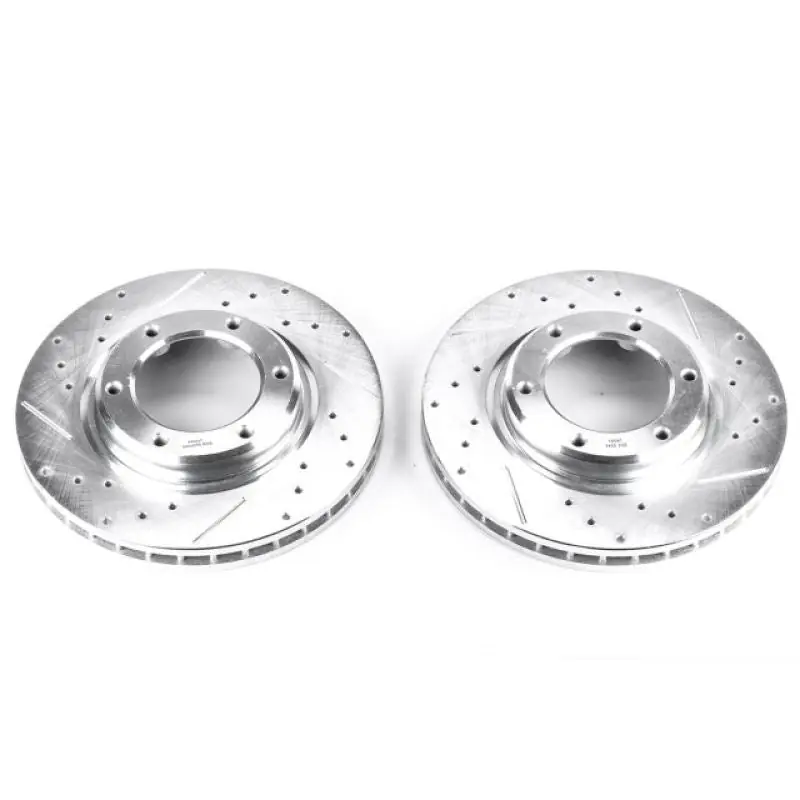 Power Stop 96-97 Lexus LX450 Front Evolution Drilled & Slotted Rotors - Pair Top Pick