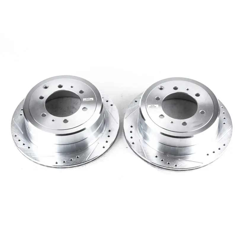 Genuine Power Stop 96-97 Lexus LX450 Rear Evolution Drilled & Slotted Rotors - Pair