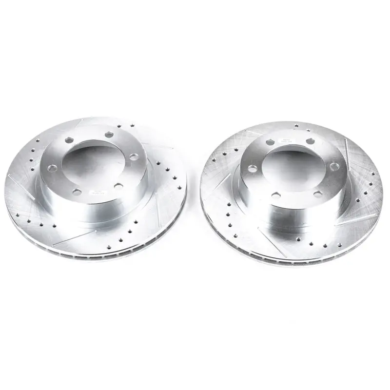Power Stop 96-02 Toyota 4Runner Front Evolution Drilled & Slotted Rotors - Pair Brand New