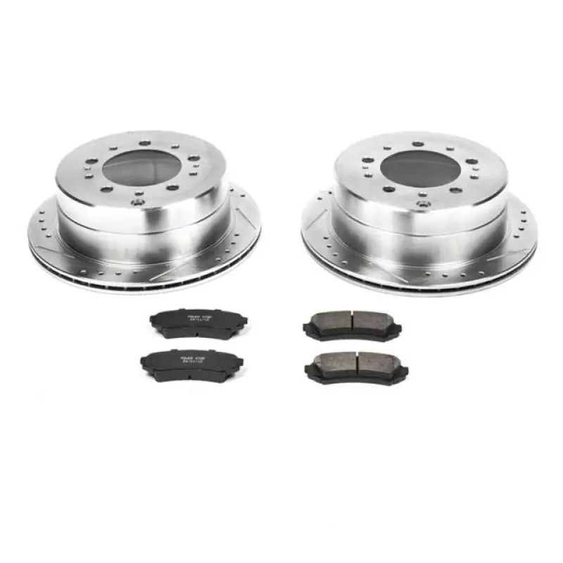 Power Stop 98-07 Lexus LX470 Rear Z23 Evolution Sport Brake Kit Hassle-Free Returns