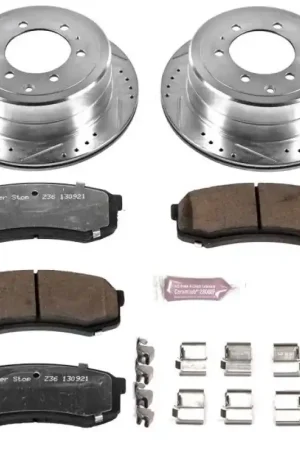 Authentic Power Stop 96-97 Lexus LX450 Rear Z36 Truck & Tow Brake Kit