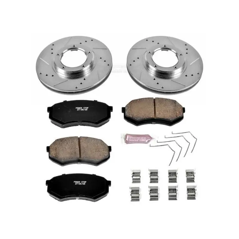 Top Pick Power Stop 95-04 Toyota Tacoma Front Z23 Evolution Sport Brake Kit