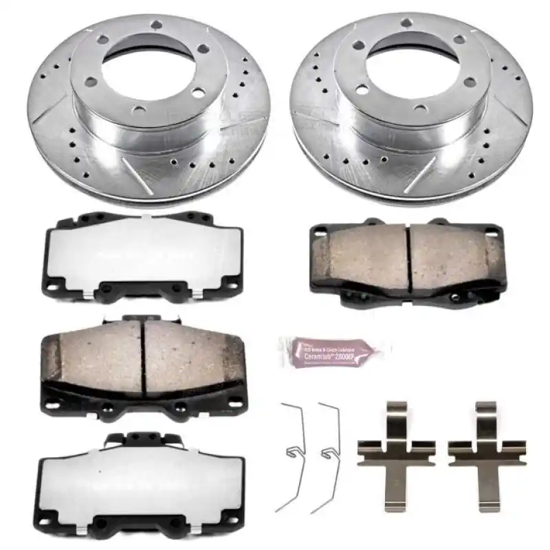 Premium Power Stop 95-02 Toyota 4Runner Front Z36 Truck & Tow Brake Kit