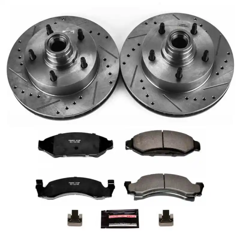 Power Stop 87-93 Ford E-150 Front Z23 Evolution Sport Brake Kit Holiday Sale