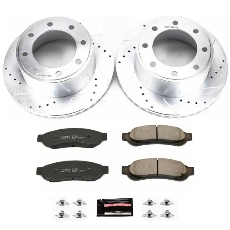 Power Stop 07-10 Ford F-250 Super Duty Rear Z23 Evolution Sport Brake Kit While Supplies Last