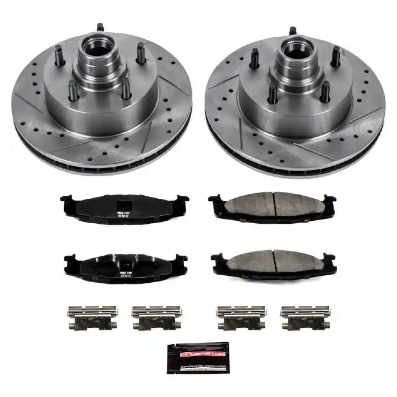 Power Stop 94-01 Ford E-150 Front Z23 Evolution Sport Brake Kit Direct From Factory