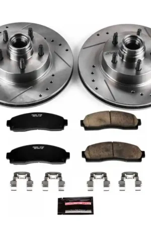 Top Rated Power Stop 03-09 Ford Ranger Front Z23 Evolution Sport Brake Kit