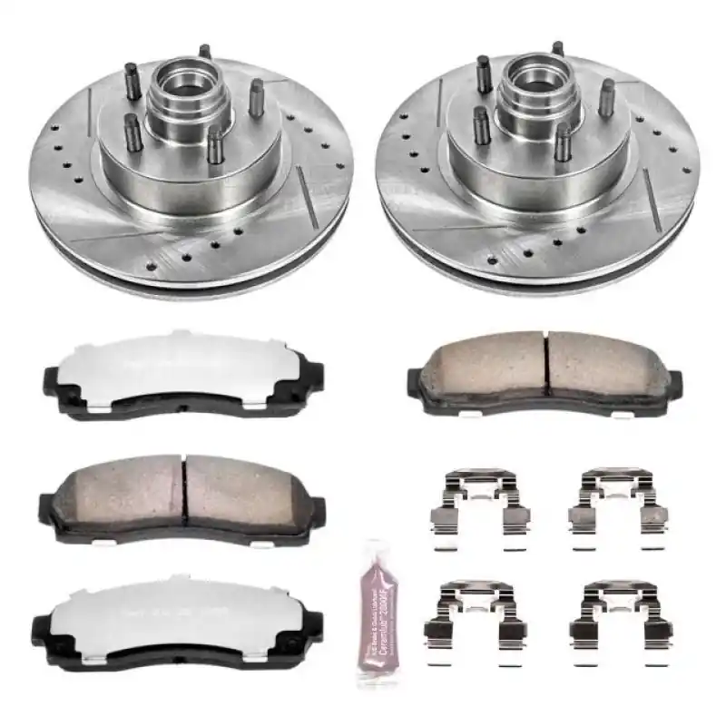 Worldwide Shipping Power Stop 03-09 Ford Ranger Front Z36 Truck & Tow Brake Kit