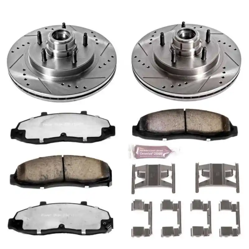 Power Stop 97-00 Ford F-150 Front Z36 Truck & Tow Brake Kit Top Pick