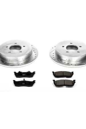 Worldwide Shipping Power Stop 97-00 Ford Expedition Rear Z23 Evolution Sport Brake Kit