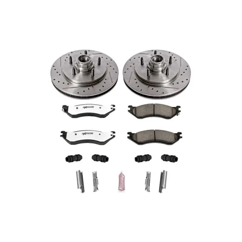 Power Stop 97-00 Ford Expedition Front Z36 Truck & Tow Brake Kit Express Delivery