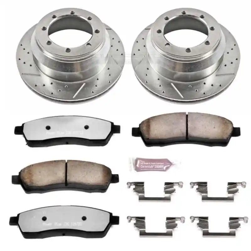 Power Stop 99-04 Ford F-350 Super Duty Rear Z36 Truck & Tow Brake Kit Express Delivery