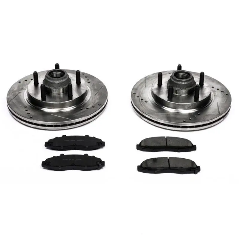 Certified Power Stop 00-03 Ford F-150 Front Z23 Evolution Sport Brake Kit
