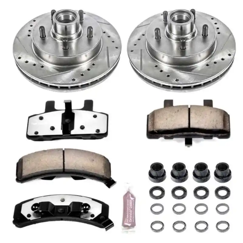 Luxury Power Stop 95-99 Chevrolet C1500 Front Z36 Truck & Tow Brake Kit