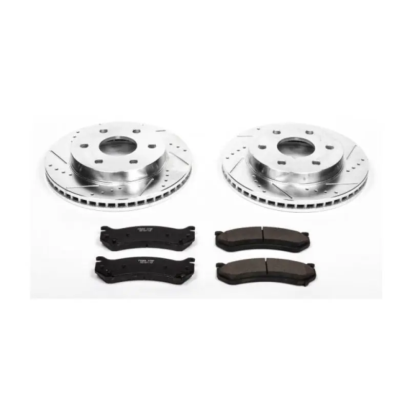 Secure Checkout Power Stop 02-06 Cadillac Escalade Front Z23 Evolution Sport Brake Kit