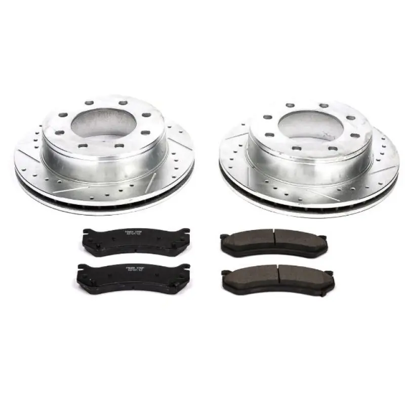 Fresh Stock Power Stop 01-03 Chevrolet Silverado 1500 HD Rear Z23 Evolution Sport Brake Kit