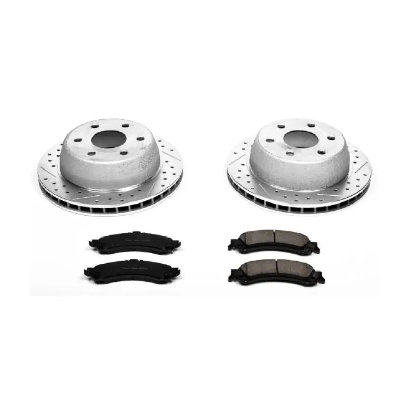 Genuine Power Stop 02-06 Cadillac Escalade Rear Z23 Evolution Sport Brake Kit
