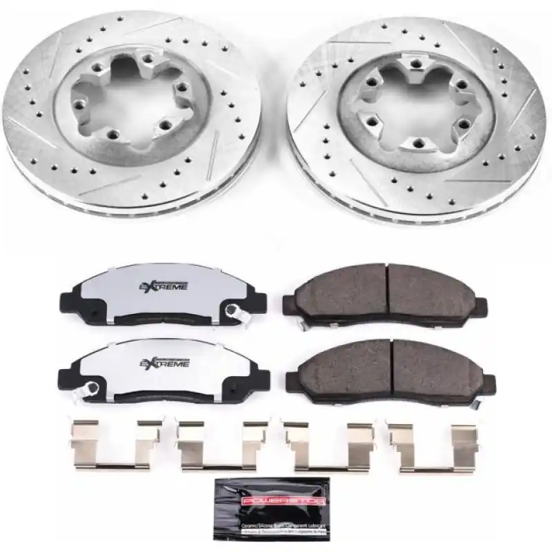 Power Stop 04-08 Chevrolet Colorado Front Z36 Truck & Tow Brake Kit Authentic