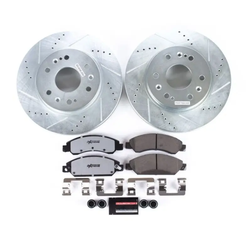 Power Stop 07-08 Cadillac Escalade Front Z36 Truck & Tow Brake Kit Affordable