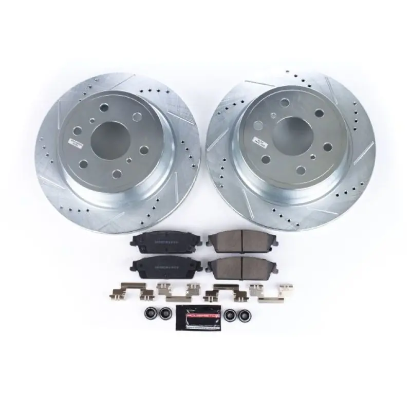 Fresh Stock Power Stop 07-14 Cadillac Escalade Rear Z23 Evolution Sport Brake Kit