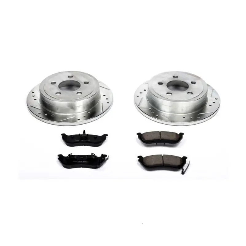 Power Stop 03-07 Jeep Liberty Rear Z23 Evolution Sport Brake Kit Free Delivery