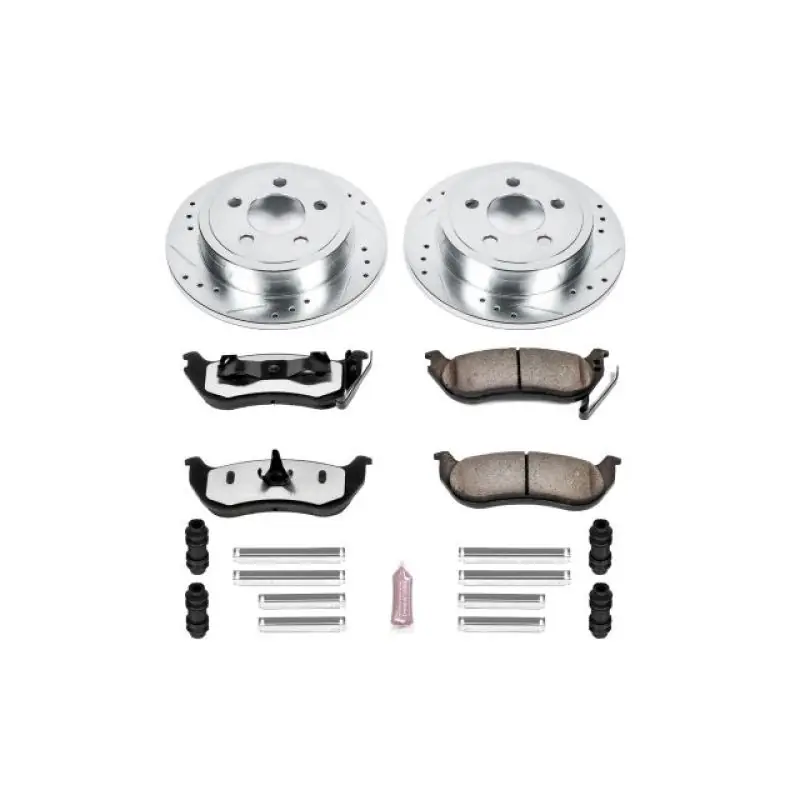 Clearance Power Stop 03-07 Jeep Liberty Rear Z36 Truck & Tow Brake Kit