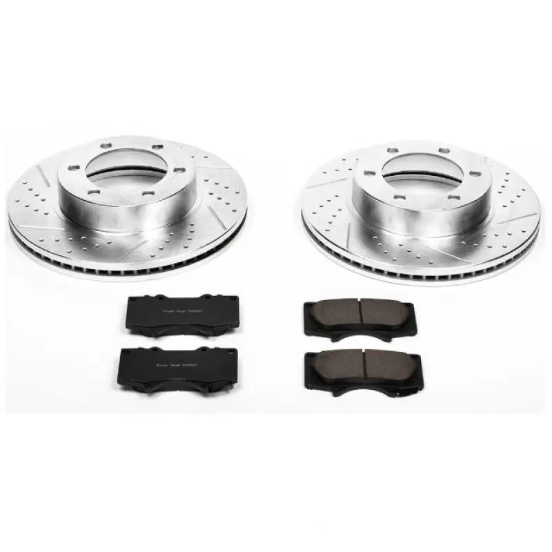 Power Stop 01-07 Toyota Sequoia Front Z23 Evolution Sport Brake Kit Don’t Miss Out