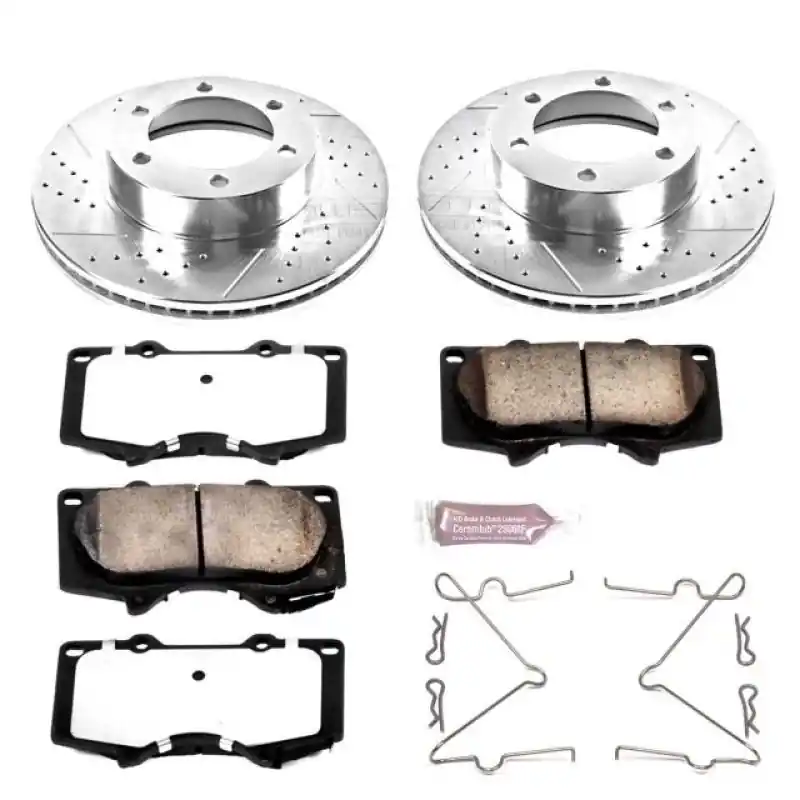 Power Stop 01-07 Toyota Sequoia Front Z36 Truck & Tow Brake Kit Modern