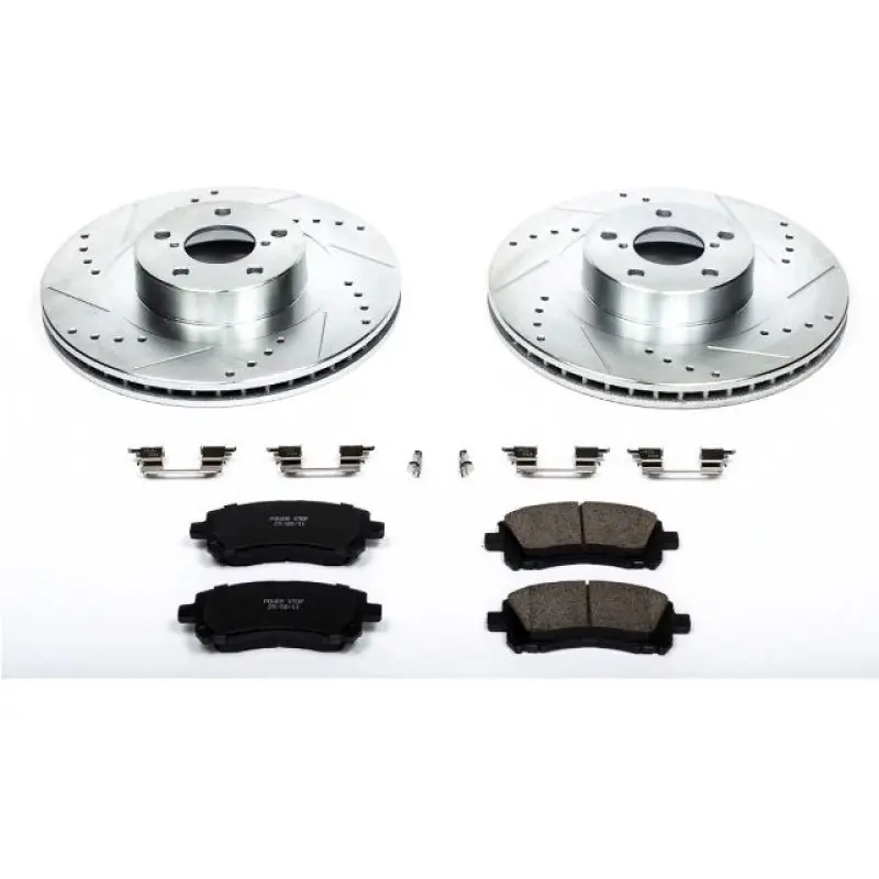 Power Stop 02-03 Subaru Impreza Front Z23 Evolution Sport Brake Kit Must Have