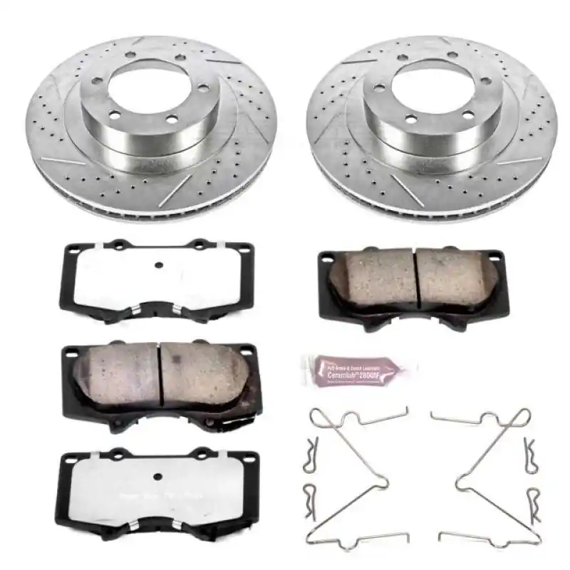 Fan Favorite Power Stop 03-09 Lexus GX470 Front Z36 Truck & Tow Brake Kit