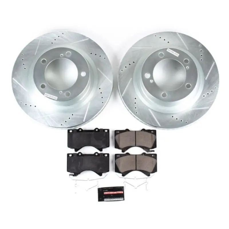 Viral Power Stop 16-18 Lexus LX570 Front Z23 Evolution Sport Brake Kit