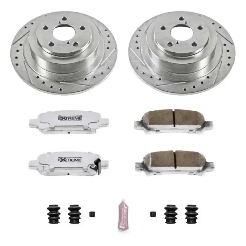 Handmade Power Stop 03-06 Subaru Baja Rear Z26 Street Warrior Brake Kit