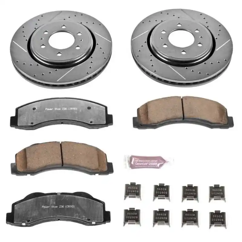 Best Seller Power Stop 10-18 Ford Expedition Front Z36 Truck & Tow Brake Kit
