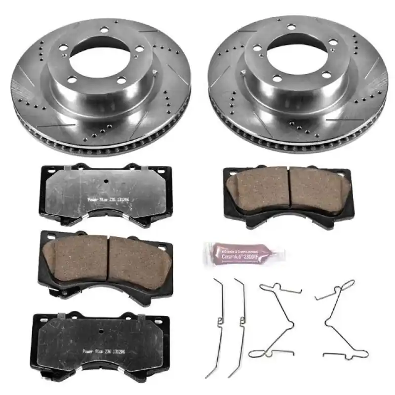 Power Stop 08-11 Lexus LX570 Front Z36 Truck & Tow Brake Kit Best Choice