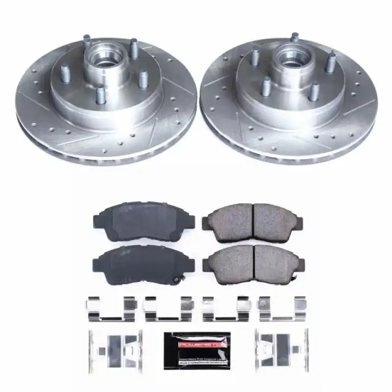 Power Stop 95-97 Ford Ranger Front Z23 Evolution Sport Brake Kit Same Day Shipping
