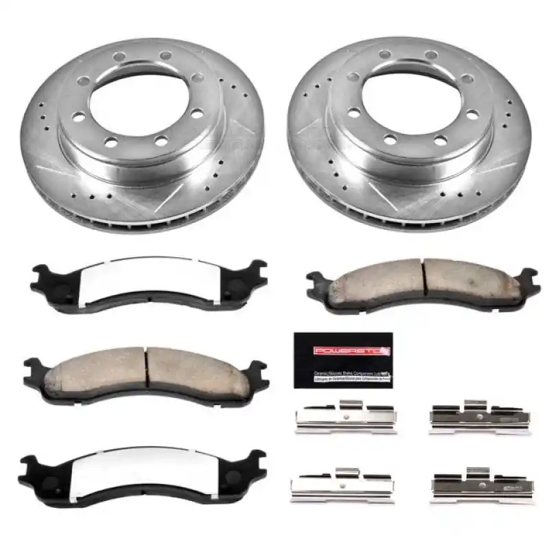 Power Stop 95-99 Ford F-250 Front Z36 Truck & Tow Brake Kit Place Order