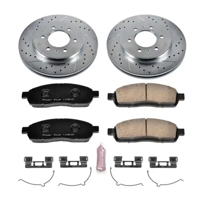 Top Pick Power Stop 2009 Ford F-150 Front Z23 Evolution Sport Brake Kit