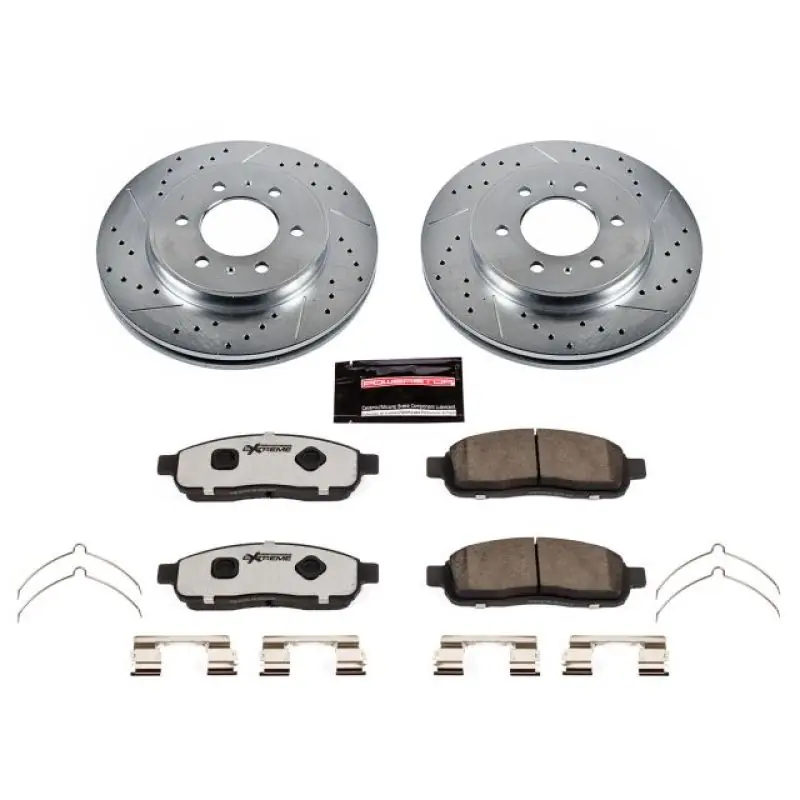 Power Stop 2009 Ford F-150 Front Z36 Truck & Tow Brake Kit Professional Grade