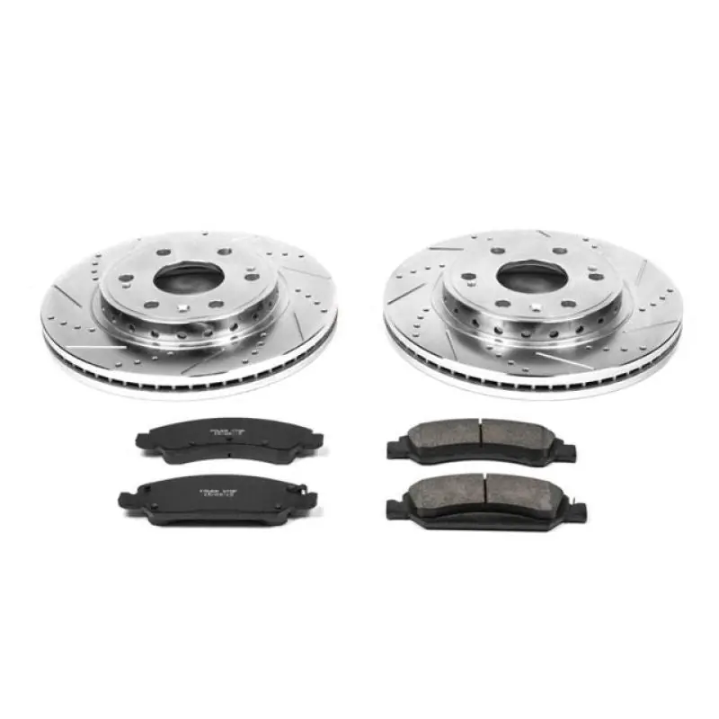 Power Stop 08-19 Chevrolet Tahoe Front Z23 Evolution Sport Brake Kit Free Returns
