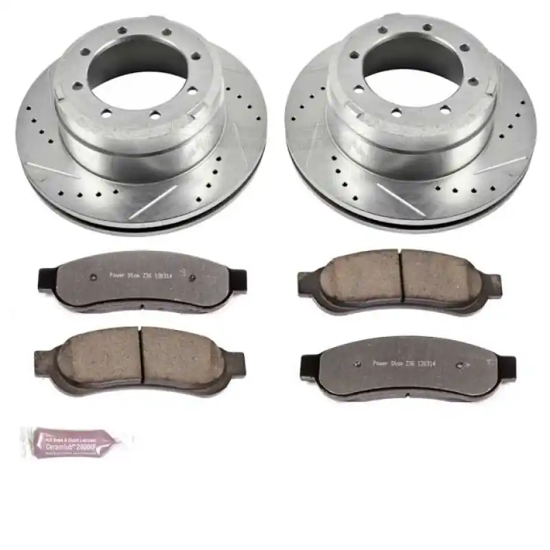 Power Stop 10-12 Ford F-350 Super Duty Rear Z36 Truck & Tow Brake Kit Same Day Shipping