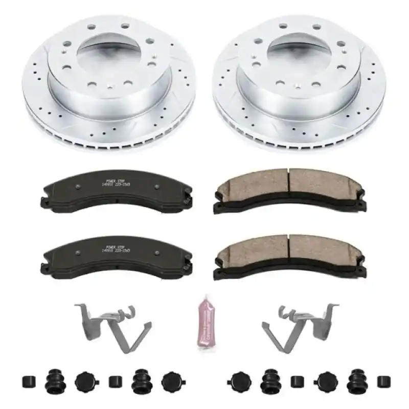 Brand New Power Stop 12-20 GMC Sierra 3500 HD Front Z23 Evolution Brake Kit