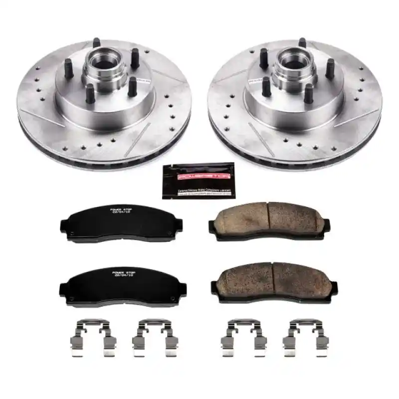 Power Stop 10-11 Ford Ranger Front Z23 Evolution Sport Brake Kit Express Delivery