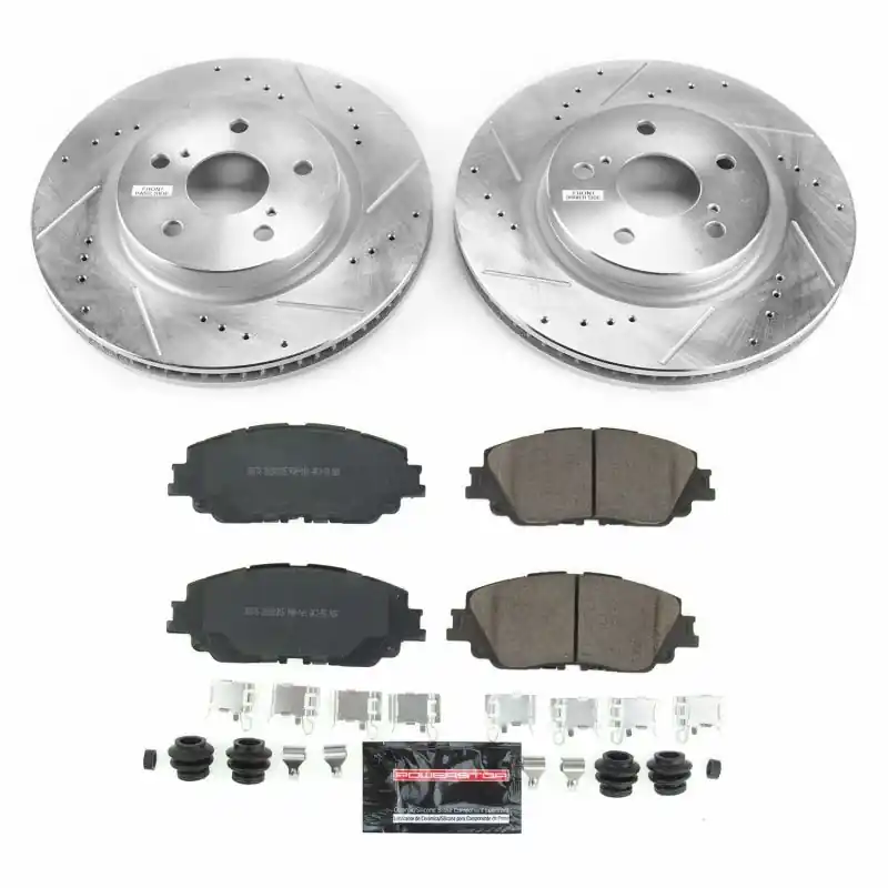 Holiday Sale Power Stop 2019 Toyota Avalon Front Z23 Evolution Sport Brake Kit