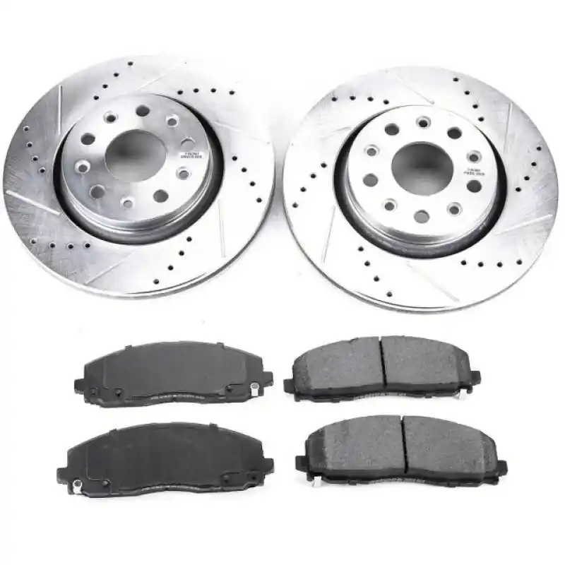 Special Offer Power Stop 18-19 Jeep Wrangler Front Z23 Evolution Sport Brake Kit