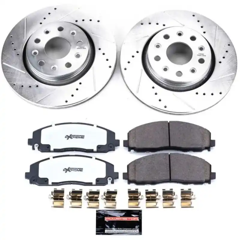 Warranty Included Power Stop 18-19 Jeep Wrangler Front Z36 Truck & Tow Brake Kit