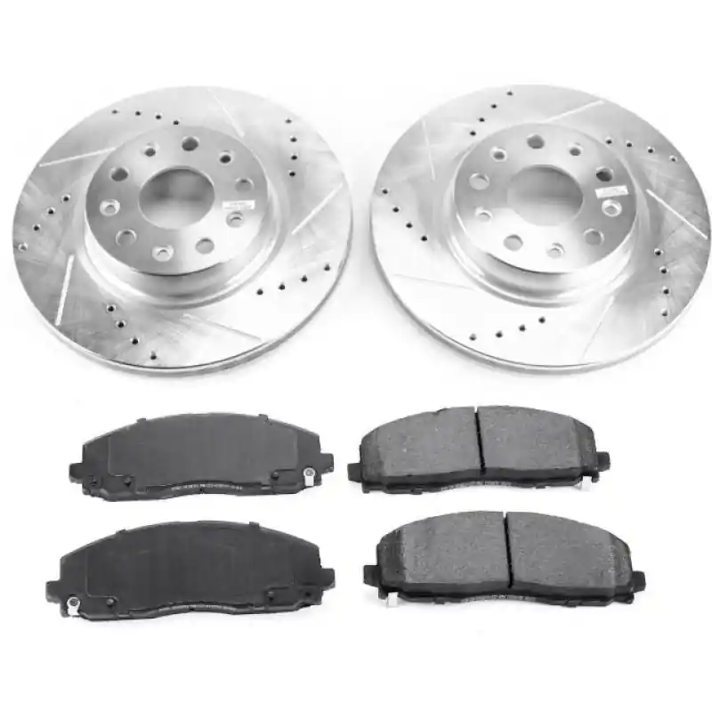 Power Stop 18-19 Jeep Wrangler Front Z23 Evolution Sport Brake Kit Top Pick