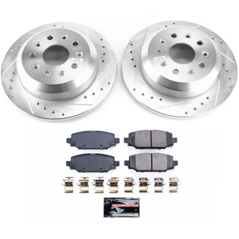 Power Stop 18-19 Jeep Wrangler Rear Z23 Evolution Sport Brake Kit Reduced Price